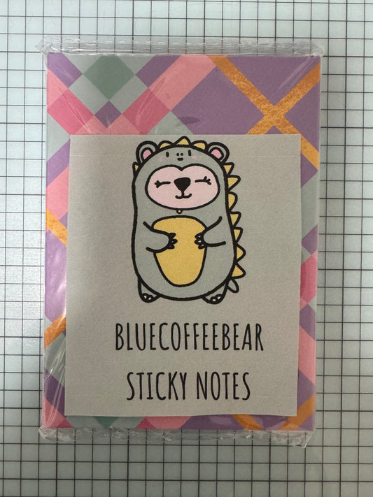 BlueCoffeeBear Dino Sticky Notes