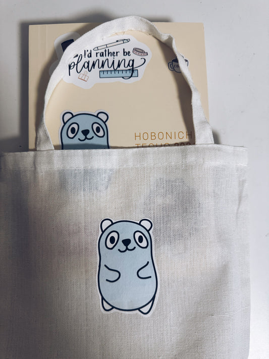 BlueCoffeeBear Tote Bag